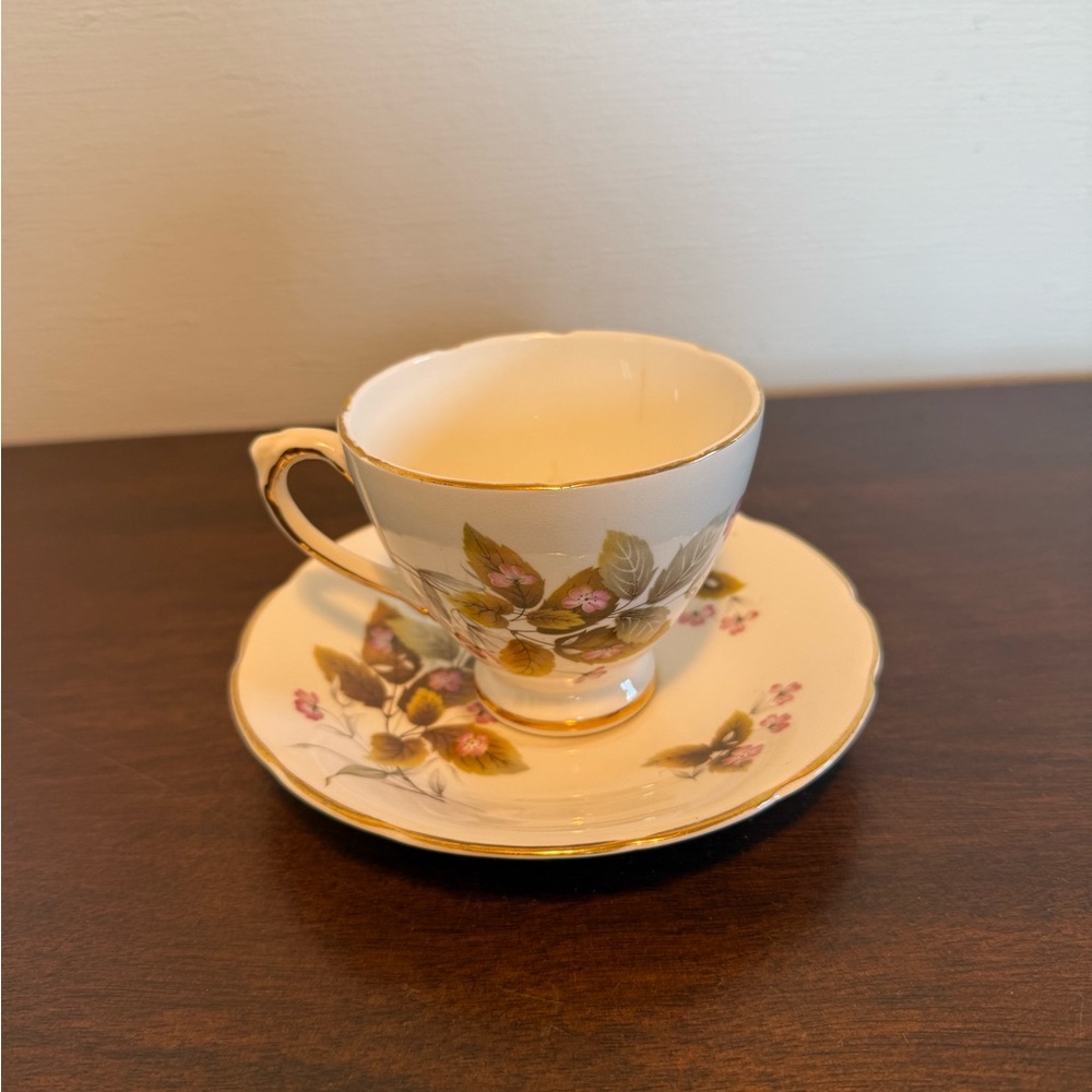 Royal Sutherland Bone China Cup & Saucer Staffordshire England